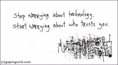 stop worrying about technology