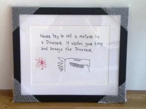framed option now available