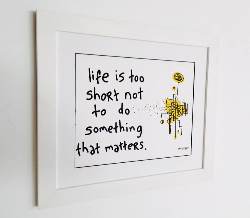 Do something that matters