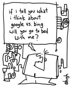 google vs bing