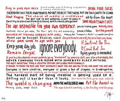 the "ignore everybody" cartoon