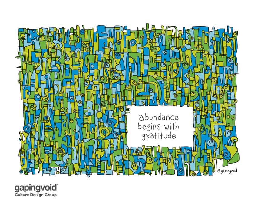 Abundance begins with gratitude