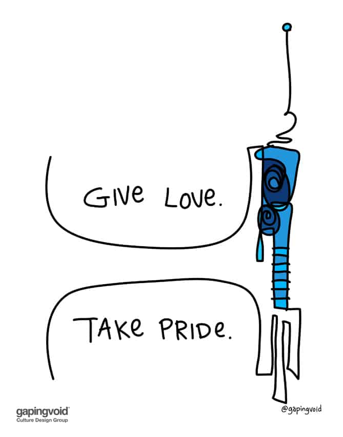 give love take pride