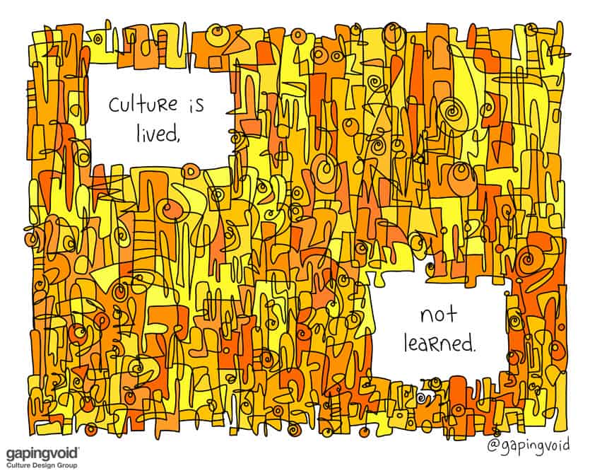 culture is lived not learned