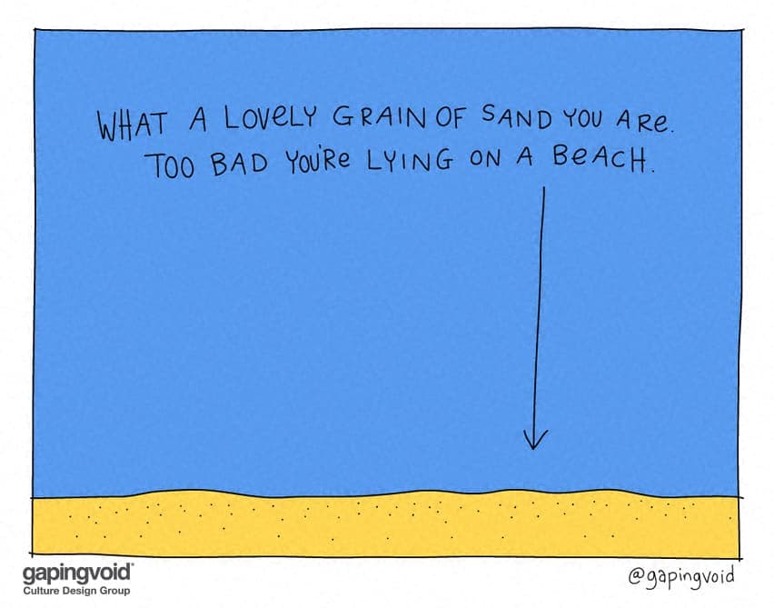 What a lovely grain of sand you are