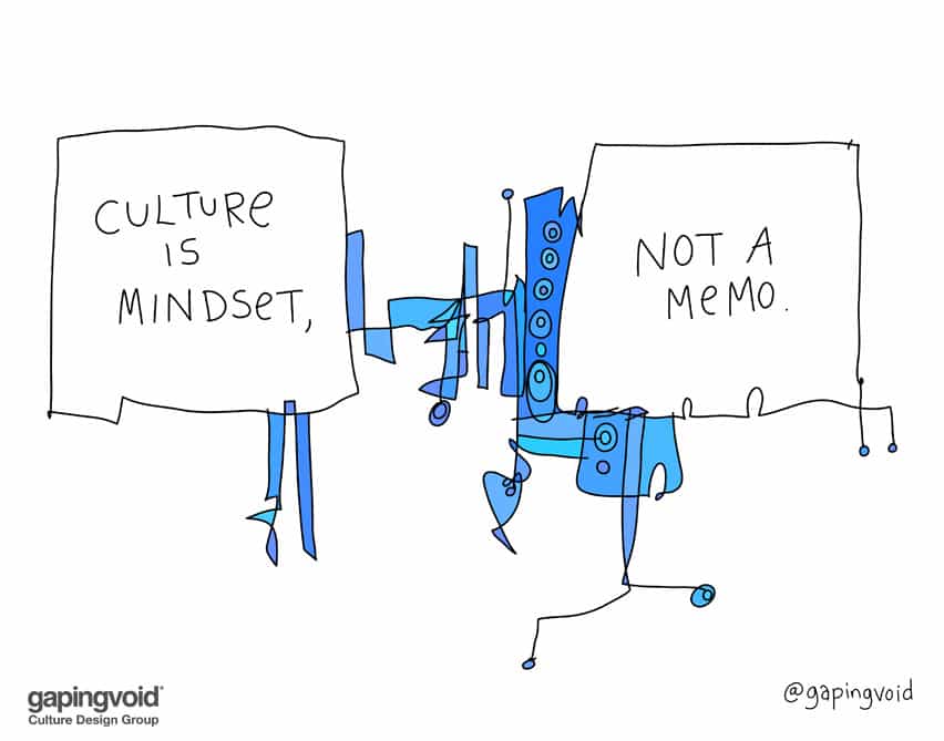culture is mindset not a memo