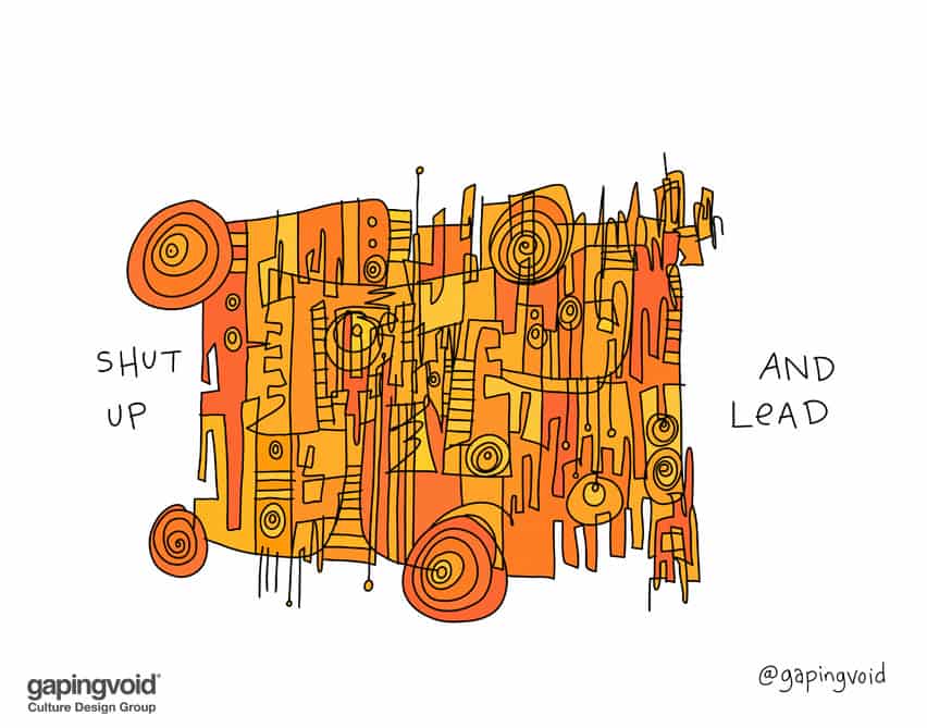 shut up and lead