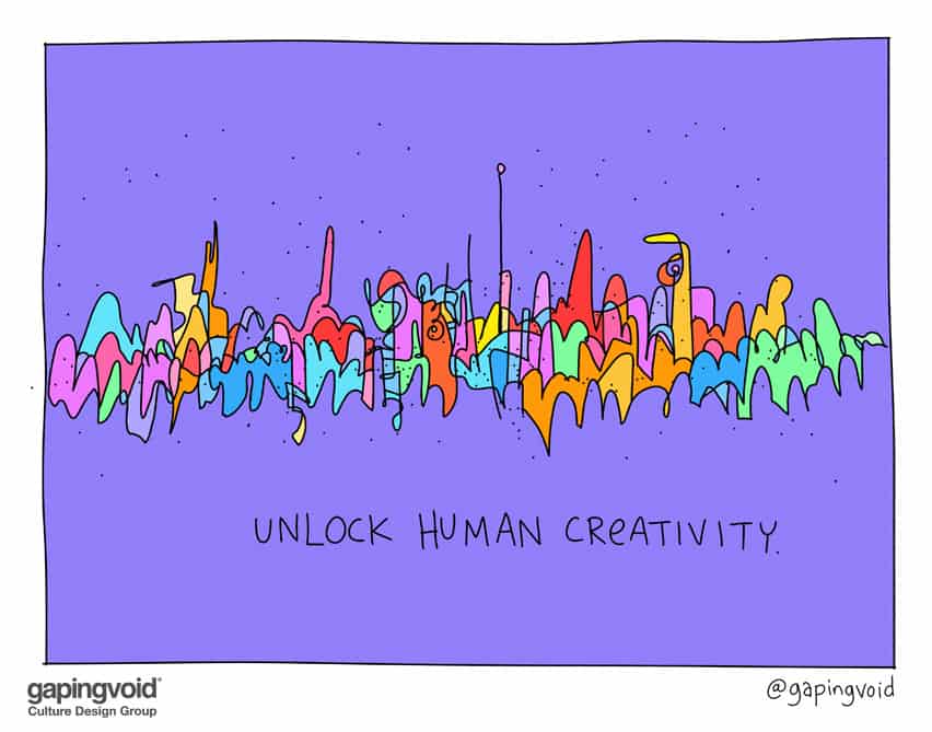Unlock human creativity
