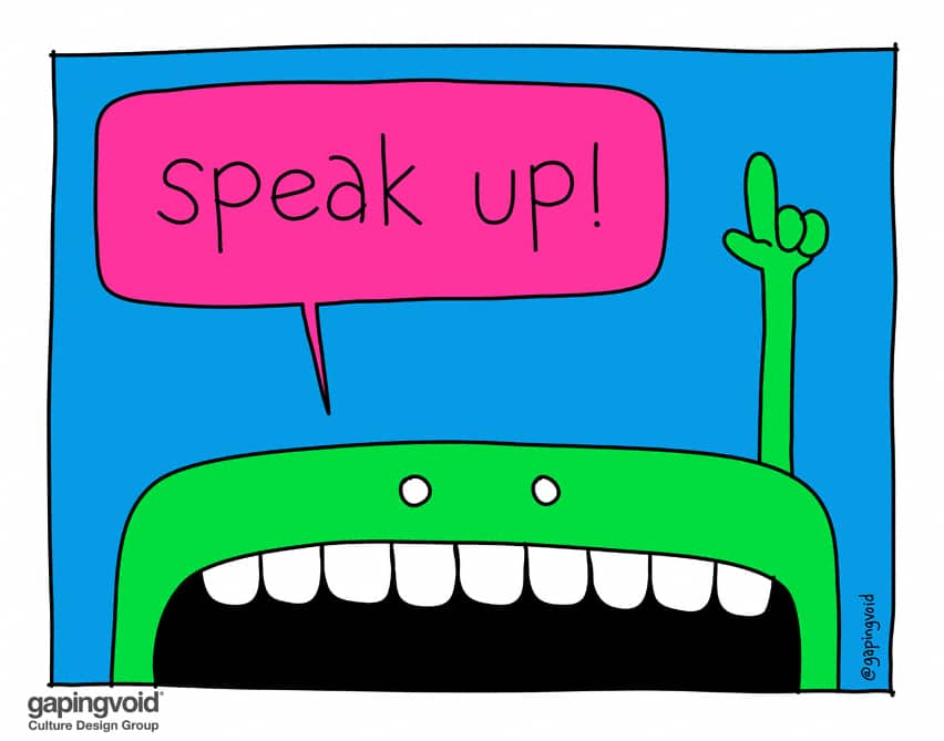 speak up