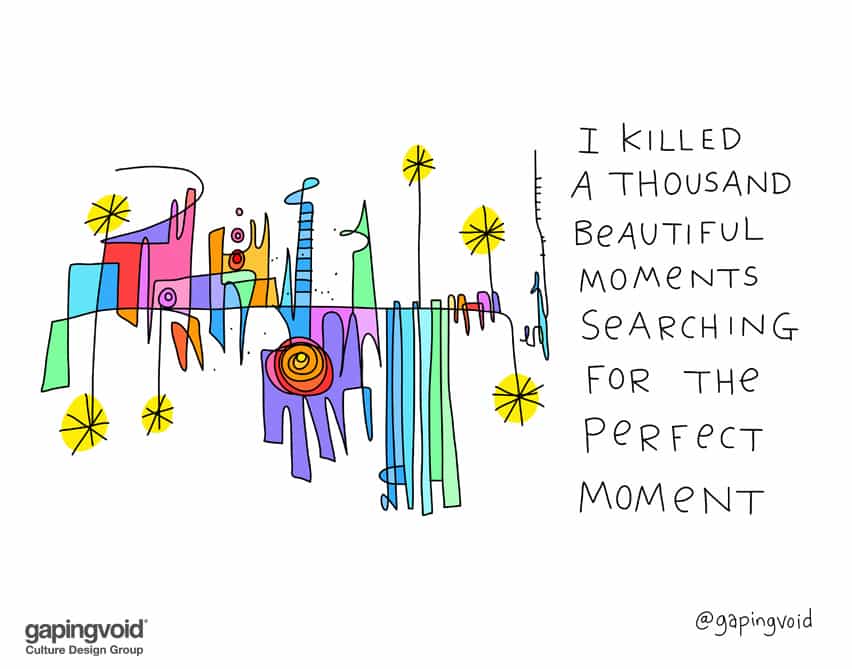 I killed a thousand beautiful moments