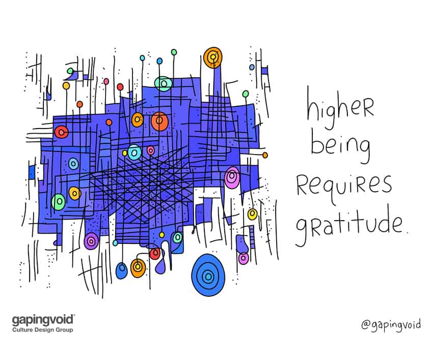 higher being requires gratitude