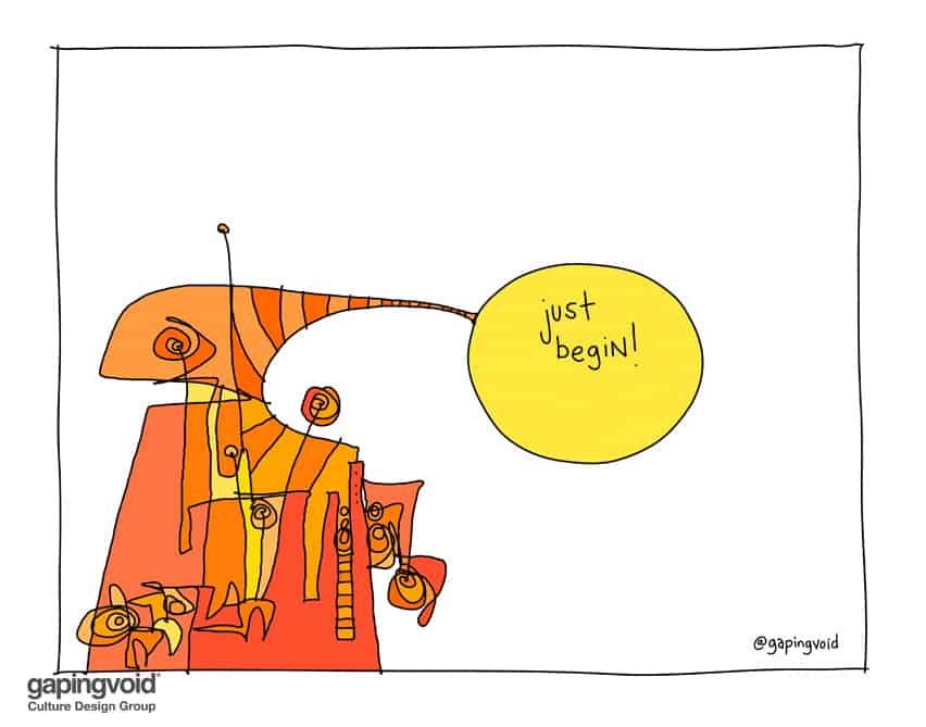 just begin