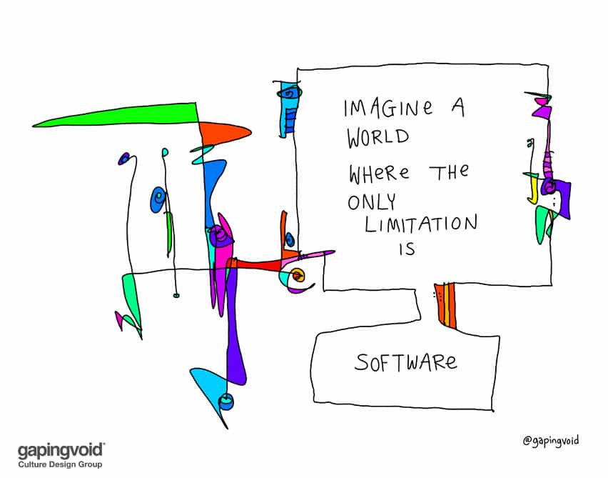 imagine a world where the only limitation is software