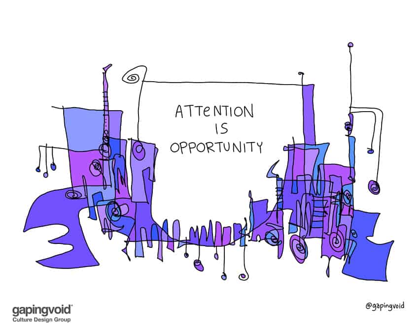 attention is opportunity