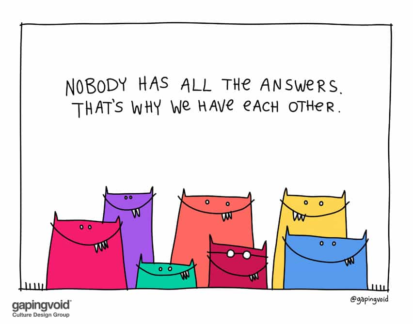 nobody has all the answers