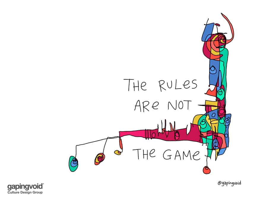The rules are not the game