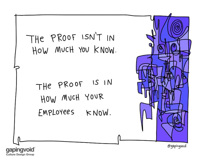 the proof isn't in how much you know