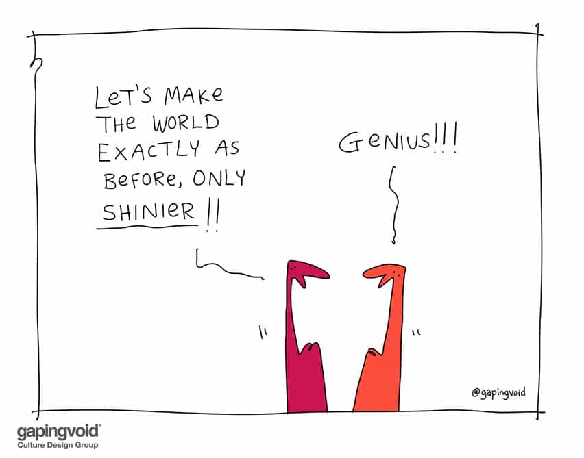 Let's make the world exactly as before