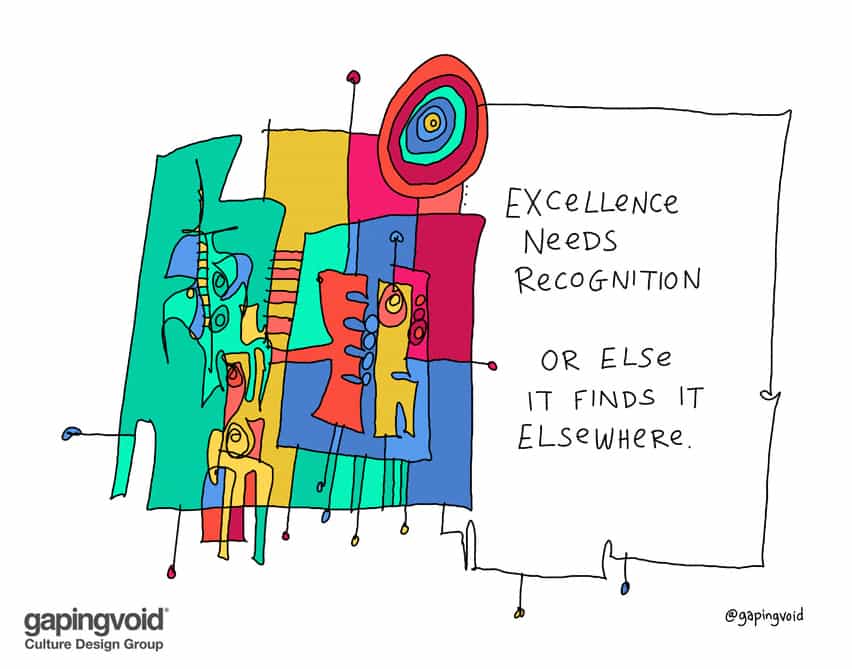 excellence needs recognition or else it finds it elsewhere