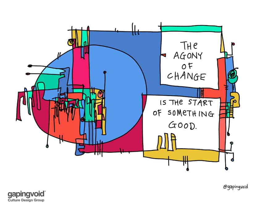 agony of change