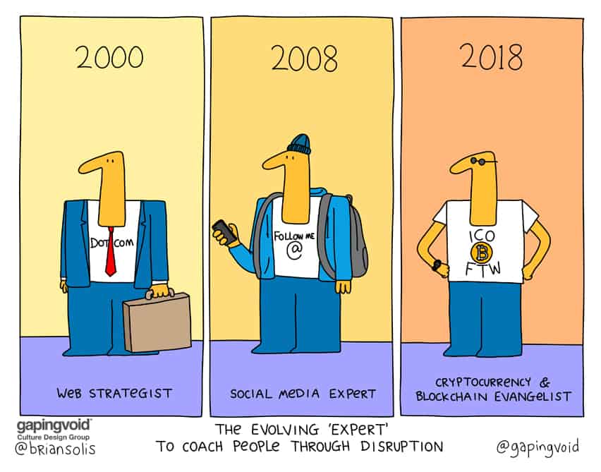 The evolving expert to coach people through disruption