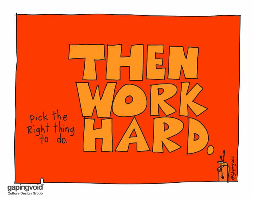 pick the right thing to do