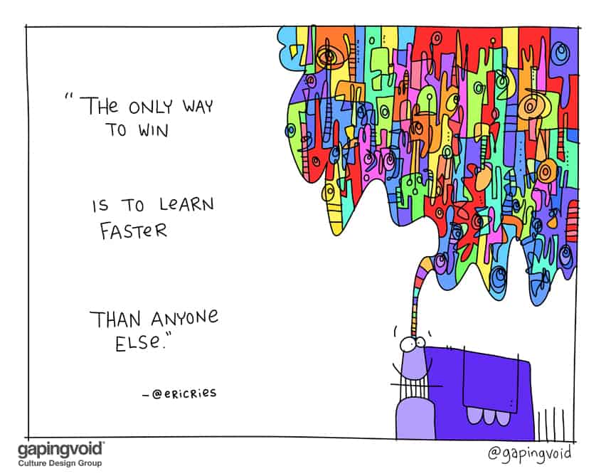 The only way to win is to learn faster