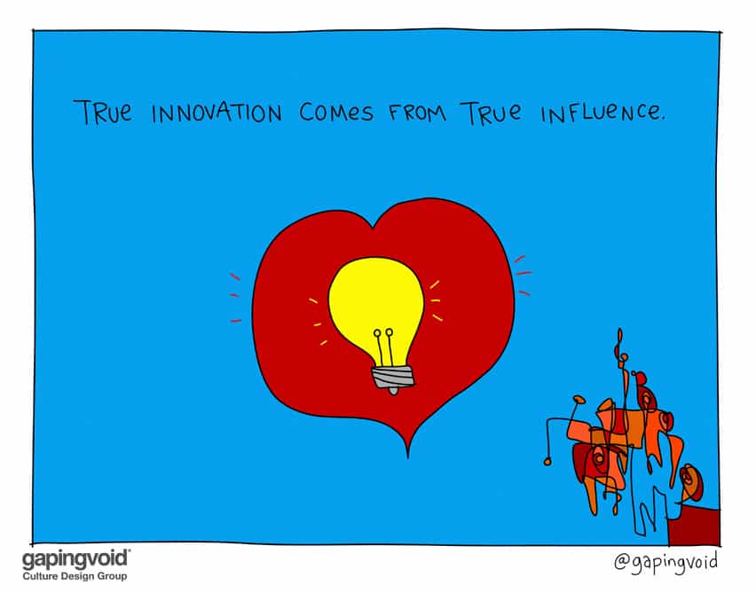 True innovation comes from true influence