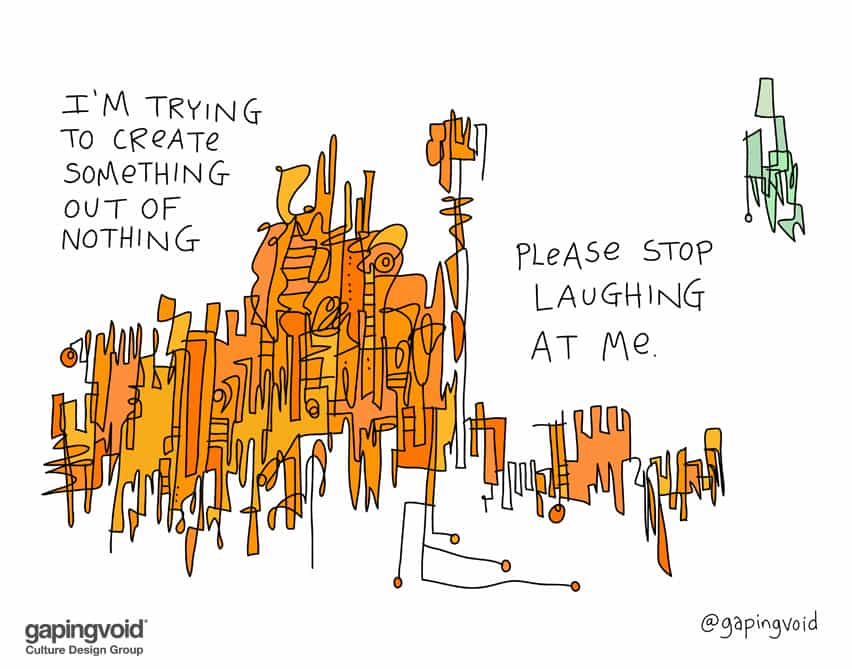 I'm trying to create something out of nothing