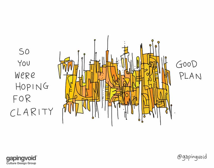 So you were hoping for clarity