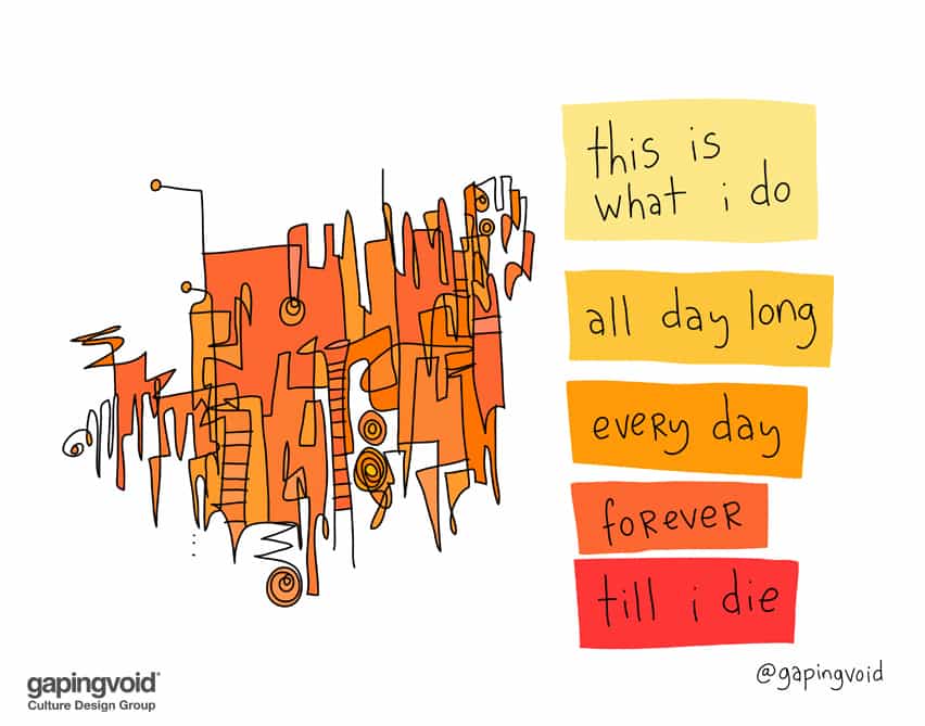 This is what I do all day long every day
