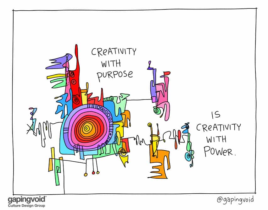 creativity with purpose is creativity with power