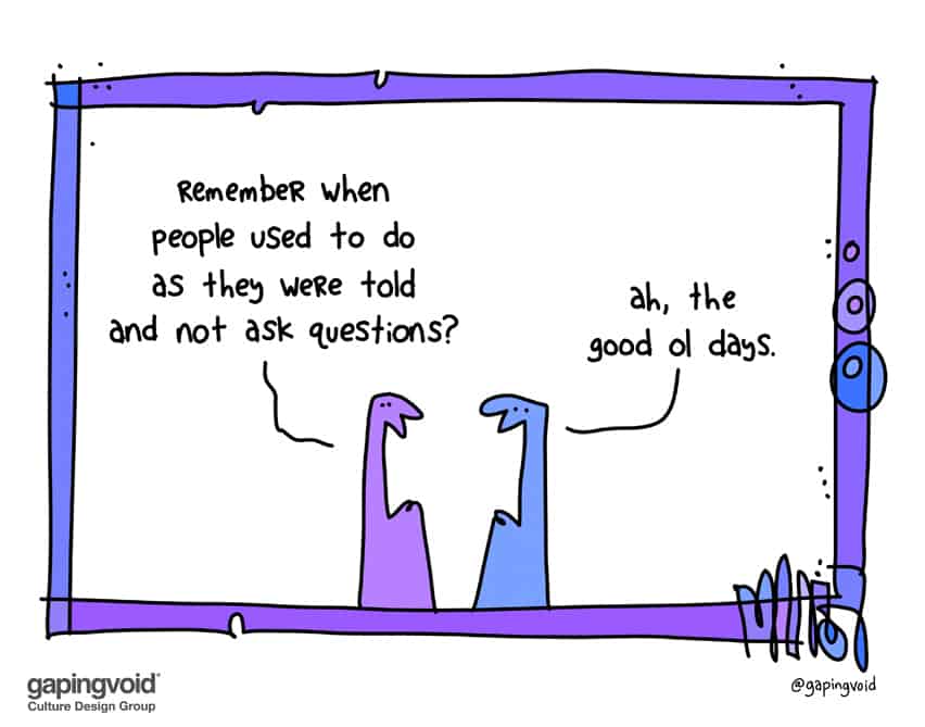 remember when people used to do as they were told