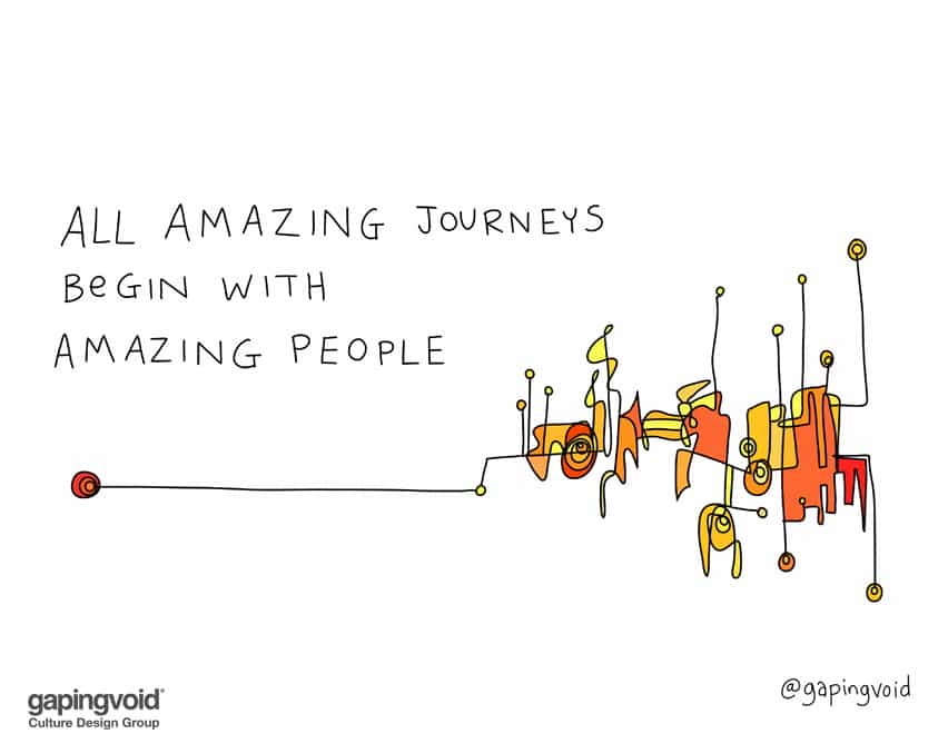 All amazing journeys begin with amazing people