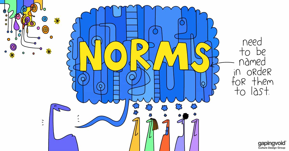 how do you define culture; norms need to be named