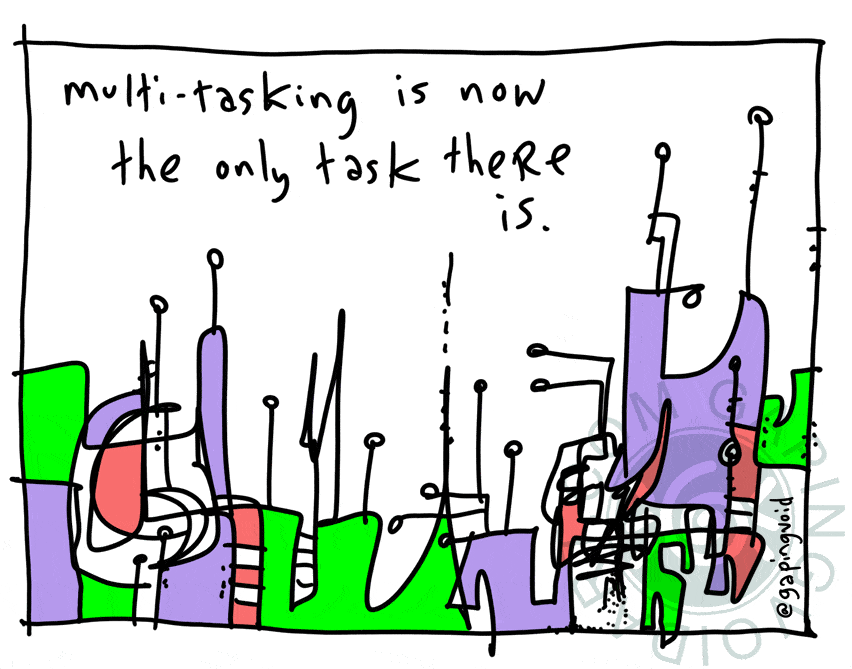 brian solis gapingvoid 17 cartoons that will change your business multi-tasking