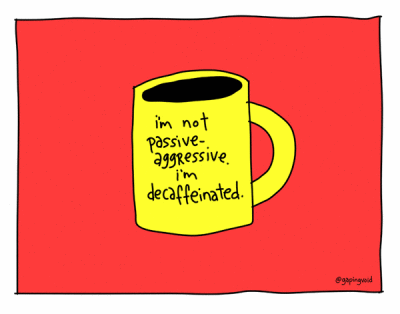 decaf coffee cartoonist