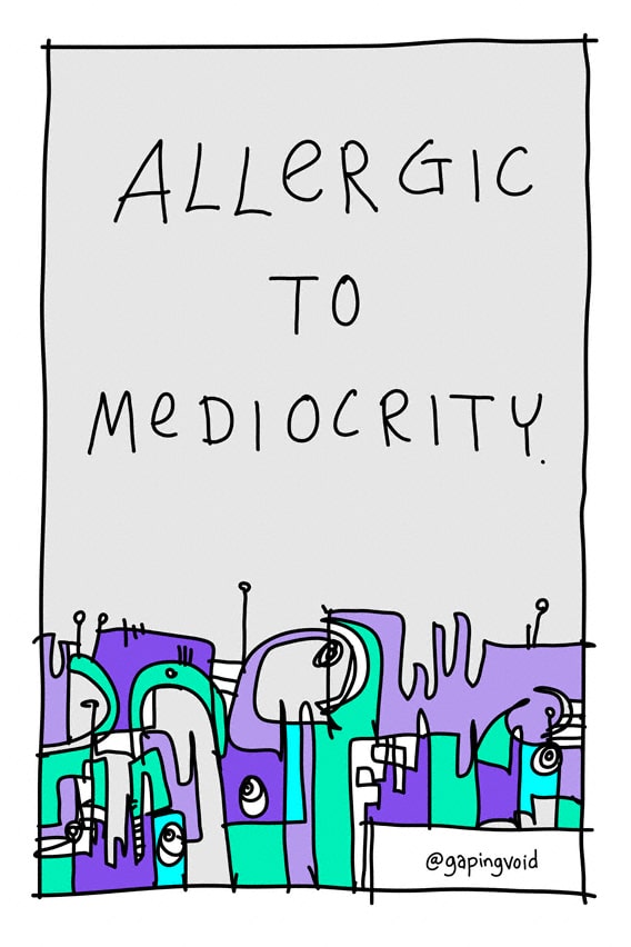 allergic-to-mediocrity-24x36