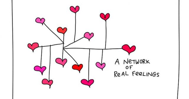 a network of real feelings