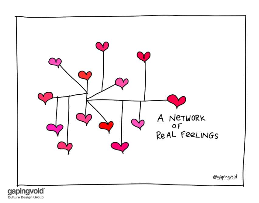 a network of real feelings