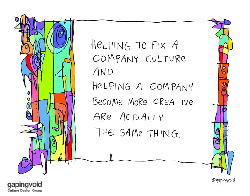 Helping to fix a company culture