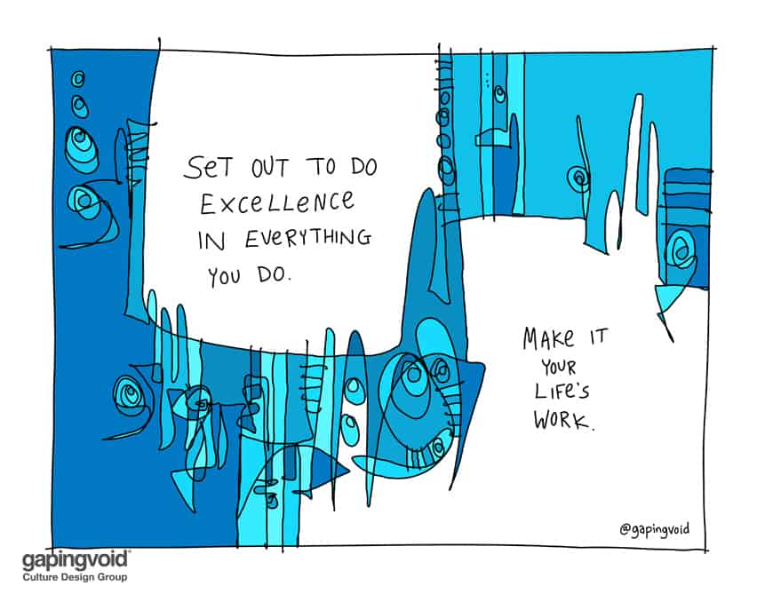 set out to do excellence