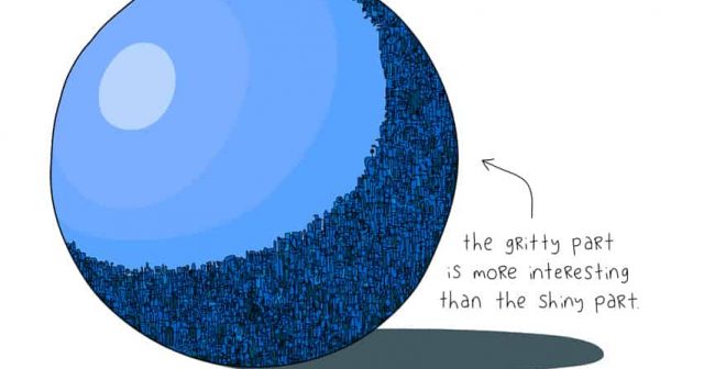 the gritty part is more interesting