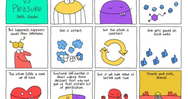 Seth Godin Happiness vs Pleasure