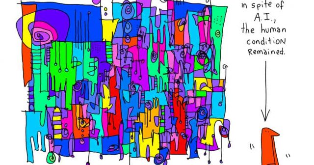 in spite of a.i. the human condition remained