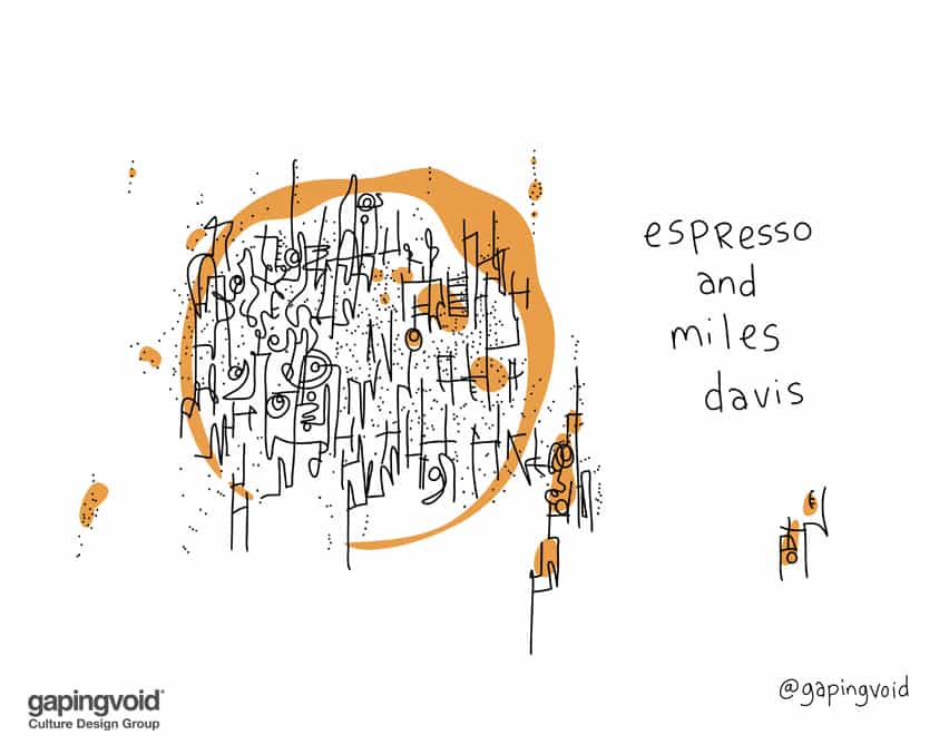 Espresso and Miles Davis