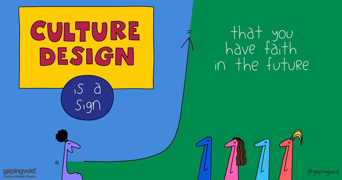 culture design; Culture design is a sign that you have faith in the future