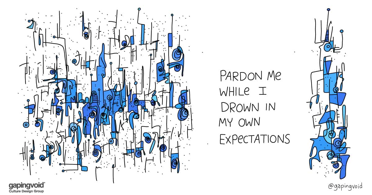 distributed teams;pardon me while I drown in my own expectations