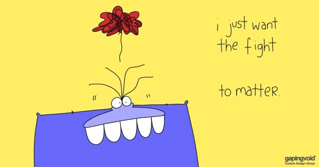 culture as a managment system;I just want the fight to matter