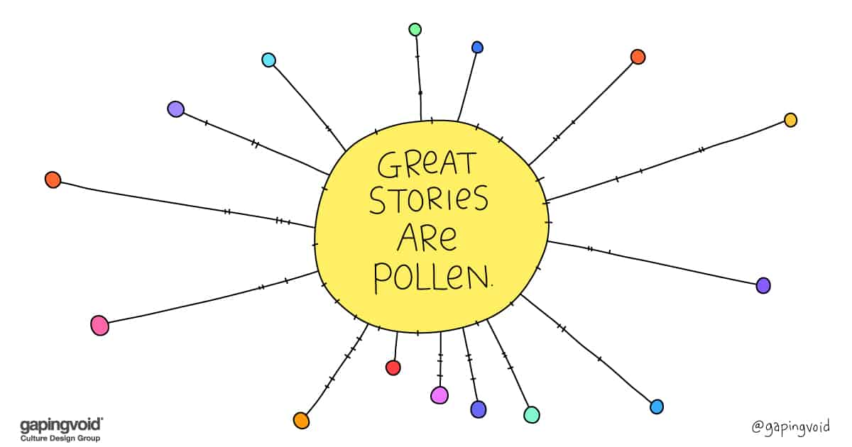 leadership tools;great stories are like pollen